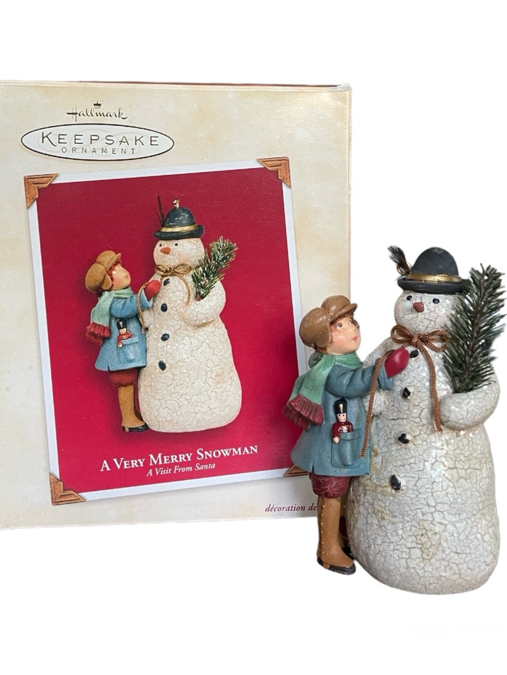 2003 Hallmark A Very Merry Christmas Snowman Ornament